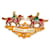 Hermès Hermes Girl and Dog Cloisonné Brooch Multiple colors  - view 1