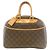 Borsa a mano Bowling Vanity Monogram Louis Vuitton Marrone