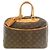 Borsa Vanity Bowling Monogram Louis Vuitton Marrone