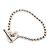 Pulsera de cadena de bolas en forma de corazón Gucci