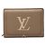 Billetera bi-fold Monogram Empreinte Louis Vuitton Beige Gris