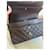 Timeless Borsa Chanel Classic Flap in pelle marrone - vista 2
