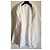 Carla G. Trench blanco Carla G con cinturón y cremalleras doradas Gold hardware - vista 13