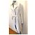 Carla G. Trench blanco Carla G con cinturón y cremalleras doradas Gold hardware - vista 7
