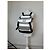 Mochila vintage CHANEL em nylon creme e preto Bege - vista 14