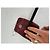 16 Céline Pochette in pelle vintage Celine con zip bordeaux Rosso - vista 11