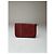 16 Céline Pochette in pelle vintage Celine con zip bordeaux Rosso - vista 2