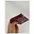 16 Céline Pochette in pelle vintage Celine con zip bordeaux Rosso - vista 4