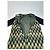 Vintage Givenchy Wollkleid Olivgrün Mehrfarbig XS - Ansicht 7