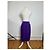 Vintage Givenchy Woll Bleistiftrock Lila L - Ansicht 14