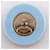 Pendientes de Stud Chanel Coco Mark Blanco Azul Dorado  - vista 8