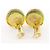 Orecchini a clip vintage Coco Mark di Chanel Verde Arancione - vista 4