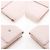 Cartera bi-fold Camelia de Chanel en cuero rosa - vista 14