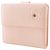 Cartera bi-fold Camelia de Chanel en cuero rosa - vista 2