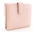 Cartera bi-fold Camelia de Chanel en cuero rosa - vista 3