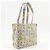 Borsa tote con stampa Camelia Chanel Bianco Crudo - vista 3