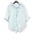 Autre Marque Baumwollbluse mit Rüschen BEAMS BOY Blau