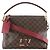 Borsa a Spalla Bobourg Louis Vuitton Marrone Rosso
