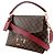 Borsa a Spalla Bobourg Louis Vuitton Marrone Rosso - vista 2