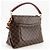 Borsa a Spalla Bobourg Louis Vuitton Marrone Rosso - vista 3