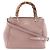 Borsa mini shopper Gucci Bamboo Rosa