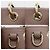 Borsa mini shopper Gucci Bamboo Rosa - vista 9