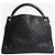 Louis Vuitton Borsa hobo Artsy in Monogram Empreinte nera 2012 Blu navy - vista 3