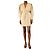Iro Mini-Lederkleid in Creme - Größe UK 8 Roh