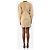 Iro Mini-Lederkleid in Creme - Größe UK 8 Roh - Ansicht 2