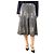 Etro Gonna midi in lurex nera e argento - taglia UK 12 Nero