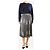 Etro Gonna midi in lurex nera e argento - taglia UK 12 Nero - vista 2