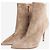 Gianvito Rossi Botines de ante beige - talla EU 39 - vista 3