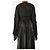 Autre Marque Top envolvente de rayas plisadas negras - talla UK 6 Negro - vista 2