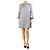 Stella Mc Cartney Blaues Lurex-Kleid - Größe UK 10