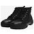Hermès Schwarze Canvas-Stiefeletten - Größe EU 39 (UK 6) - Ansicht 2