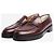 Hermès Burgunderfarbene Lederloafers - Größe EU 38,5 Bordeaux - Ansicht 2