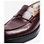 Hermès Burgunderfarbene Lederloafers - Größe EU 38,5 Bordeaux - Ansicht 4