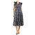 Ulla Johnson Abito midi in lurex stampato blu - taglia UK 14