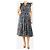 Ulla Johnson Abito midi in lurex stampato blu - taglia UK 14 - vista 4