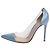 Gianvito Rossi Blaue Satin-PVC-Absätze - Größe EU 37,5 (UK 4,5)