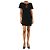 Prada Schwarzes Strick-Mini-Kleid mit Ösen - Größe UK 6
