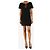 Prada Schwarzes Strick-Mini-Kleid mit Ösen - Größe UK 6 - Ansicht 3