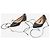 Gianvito Rossi Schwarze Ballerinas mit Kette und spitzem Zehenbereich - Größe EU 37 - Ansicht 6
