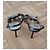 DOLCE & GABBANA LEDERSANDALEN MIT BLUMEN. Braun - Ansicht 4