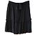 FALDA MIDI PRADA EN CREPE DE CHINE CON CINTURÓN. Negro
