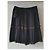 FALDA MIDI PRADA EN CREPE DE CHINE CON CINTURÓN. Negro - vista 7