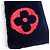 Sciarpa Darling in seta Beaver di Louis Vuitton Rosso Blu navy - vista 7