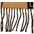 Sciarpa in cashmere con frange Clé de H di Hermès Nero - vista 5