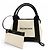 Everyday Borsa a Spalla Cabas XS in Tela e Pelle Balenciaga Blu Navy Nero