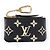 Monedero de cuero Monogram Empreinte Louis Vuitton Negro Beige